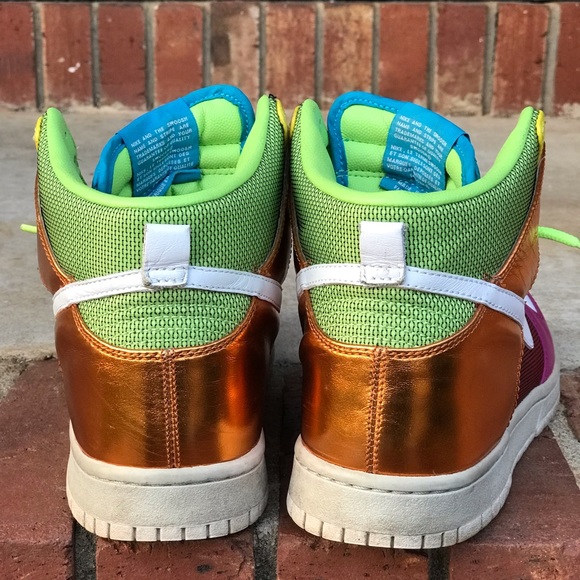 Nike Dunk High Wmns Premium ‘Multi-Color’ Size 9 - Picture 4 of 9